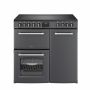 Belling FH90EANT, 90cm, Farmhouse Electric Range Cooker, Anthracite