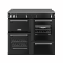 Stoves RD100EITCHBLK, 100cm, Induction Range Cooker, Black