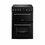 Belling FH60EBLK, 60cm, Farmhouse Electric Cooker, Black