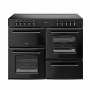 Belling Farmhouse FH110EBLK, 110cm, Electric Range Cooker, Black
