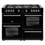 Belling 110DFTBLK,  110cm Cookcenter Dual Fuel Range Cooker, Natural Gas, Black