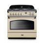 Rangemaster CLAS90FXDFFCR/C, Classic  Dual Fuel 90cm Range Cooker,Cream with Chrome Trim
