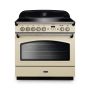 Rangemaster CLAS90FXEICR/C, Classic  Induction 90cm Range Cooker,Cream with Chrome Trim
