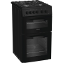 Hotpoint HTG5GCB, 50cm, Gas Cooker, Black