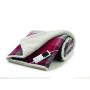 IMETEC 16739, Deluxe Throw, Tartan/White Sherpa