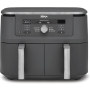 Ninja MAX DZ400UK, 9.5, 6-in-1 Dual Zone Air Fryer, Grey