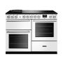 Rangemaster NEXO110EIPWHTCM1, Nexus 110 Induction Range Cooker, Charcoal Black with Chrome trim