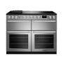 Rangemaster NEXB110EISTSTCM1, Nexus 110 Induction Range Cooker, Stainless Steel with Chrome trim