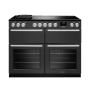 Rangemaster NEXB110EIPSLTCM1, Nexus 110 Induction Range Cooker, Slate with Chrome trim
