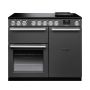 Rangemaster NEX100EIPSLTCM1, Nexus 100 Induction Range Cooker, Slate with Chrome trim