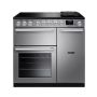 Rangemaster NEX90EISTSTCM1, Nexus 90 Induction Range Cooker, Stainless Steel with Chrome trim 