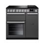 Rangemaster NEX90EIPSLTCM1, Nexus 90 Induction Range Cooker, Slate with Chrome trim