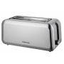 Morphy Richards 980584, 4-Slice Long Toaster, Brushed Steel