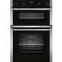 Neff N50 U1ACE2AN3B, Built-in Double Oven, Stainless Steel