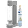 Philips ADD4901GR10, GoZero LITE + Bottle & CO₂ Cylinder, Soda Maker, Grey