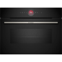 Bosch Serie 8 CMG7241B1B, Built-In Electric Single Oven, Black