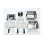 Bourgini 209498, 5 Litre, Stainless Steel, Triple Deep Fryer