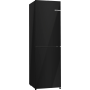 Bosch KGN27NBEAG, 183 x 55cm, No Frost, Fridge Freezer, Black