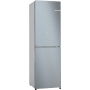 Bosch KGN27NLEAG, 183 x 55cm, 50/50, Fridge Freezer, Inox