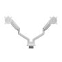 One For All DM4220, 13"-35", Adjustable Height Monitor Arm, White
