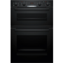 Bosch MBA533BB3B, Electric Double Oven, Black