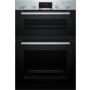 Bosch MBA533BS3B, Electric Double Oven, Stainless Steel
