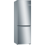 Bosch KGN33NLEBG, 176 x 60cm, 60/40, Frost Free Fridge Freezer, Stainless Steel