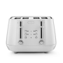 DeLonghi Eclettica CTY4003W, 4 Slice Toaster, White