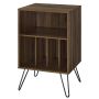 Dorel Home 1324222COMUK, Concord Turntable Stand, Walnut