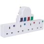 Mercury 429819, Plug-in 4 Way Mains Adaptor