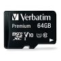 Verbatim 44084, 64GB, Premium MicroSD Card