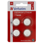 Verbatim 49532, CR2025 3V Batteries - 4 Pack