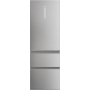 Haier HTW5618ENMG, 185x60cm, No Frost Fridge Freezer, Stainless Steel