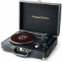 Muse MT103GD, Vintage Suitcase Turntable, Black