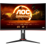 AOC C27G2Z3BK, 24.5", 280Hz, Curved VA WLED Gaming Monitor, Black/Red