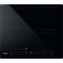 Whirlpool WFS3660CPNE, 60cm, 6TH Sense, 4 Zone Induction Hob, Black