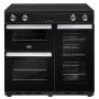 Belling 90EIBLK, CookCenter, 90cm, Induction, Range Cooker, Black