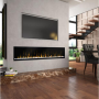 Dimplex XLF50EU, 74”, Frameless, Optiflame, LED Fireplace, Black
