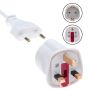 DFE 978652, Euro Plug Adaptor 2pin-3pin 13amp