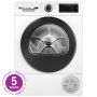 Bosch Series 6 WQG24500GB, 9KG, Heat Pump Tumble Dryer, White