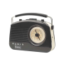 Steepletone BRIGHTONBKBT, Retro Bluetooth Radio, Black