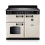 Rangemaster CL100EIPPCR/CM1, Classic  Induction 100cm Range Cooker,Pale Cream with Chrome Trim