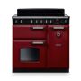 Rangemaster CL90EIPBOR/CM1, Classic  Induction 90cm Range Cooker,Bordeaux with Chrome Trim