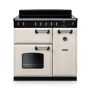 Rangemaster CL90EIPPCR/CM1, Classic  Induction 90cm Range Cooker,Pale Cream with Chrome Trim