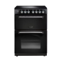 Rangemaster Classic CLA60EIBL/C, 60cm, Electric Cooker, Black