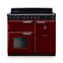 Rangemaster CLDL100EIPBOR/CM1, Classic Deluxe Induction 100cm Range Cooker,Bordeaux with Chrome Trim