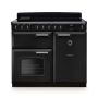 Rangemaster CLDL100EIPCBL/CM1, Classic Deluxe Induction 100cm Range Cooker,Charcoal Black with Chrome Trim