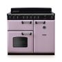 Rangemaster CLDL100EIPHTH/CM1, Classic Deluxe Induction 100cm Range Cooker,Heather with Chrome Trim