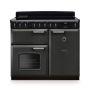 Rangemaster CLDL100EIPSLT/CM1, Classic Deluxe Induction 100cm Range Cooker,Slate With Chrome Trim