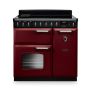 Rangemaster CLDL90EIPBOR/CM1, Classic Deluxe Induction 90cm Range Cooker,Bordeaux with Chrome Trim